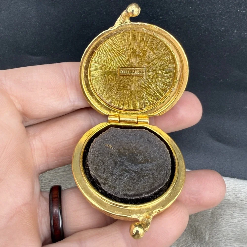 Vintage Estée Lauder Youth Dew Gold Tone‎